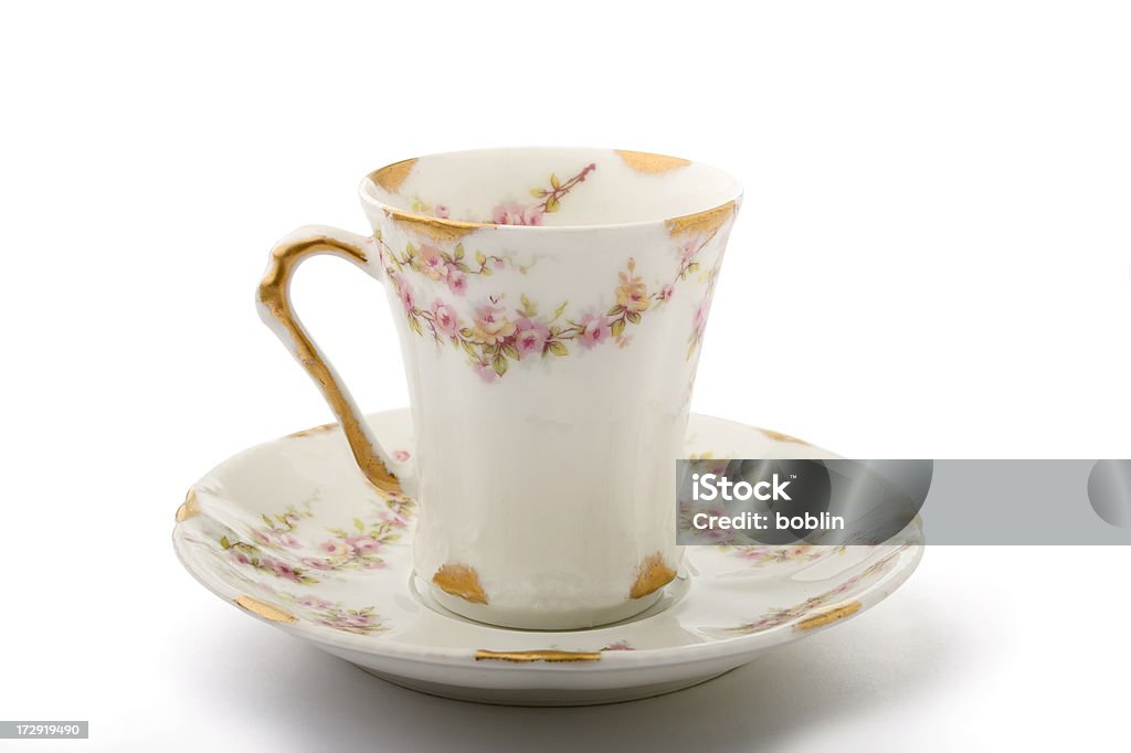 Filiżanka do herbaty - Zbiór zdjęć royalty-free (Antyczny)