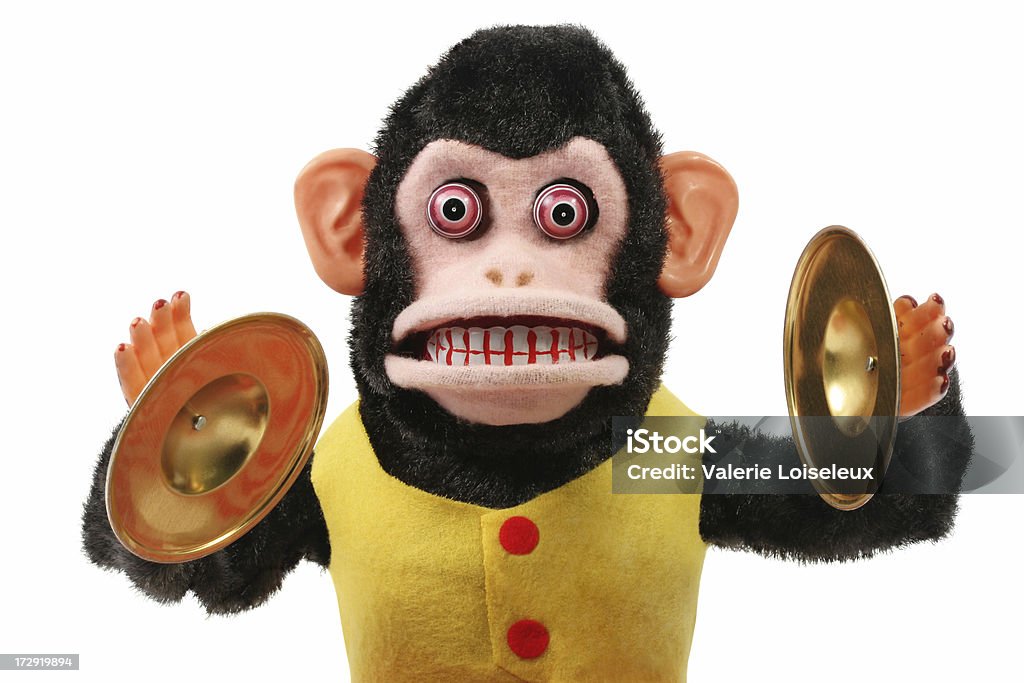 Címbalo jogar Macaco - Royalty-free Macaco Foto de stock