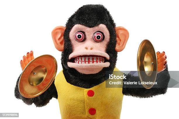 Címbalo Jogar Macaco - Fotografias de stock e mais imagens de Macaco - Macaco, Brinquedo, Boneca