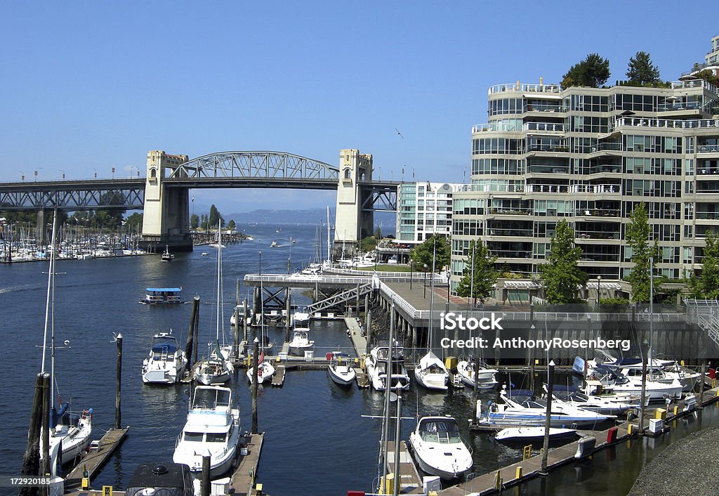 Ponte burrard - Foto stock royalty-free di Acqua