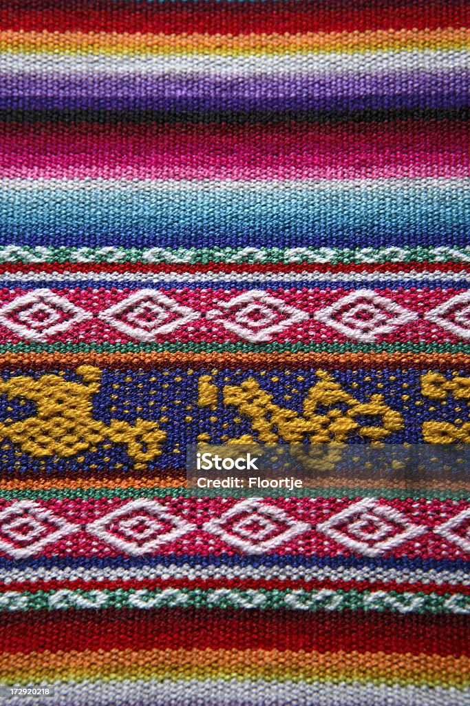 *têxteis do Chile - Royalty-free Cobertor Foto de stock