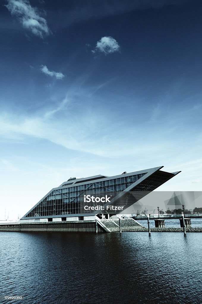 Deslumbrante escritório de Hamburgo - Foto de stock de Arquitetura royalty-free