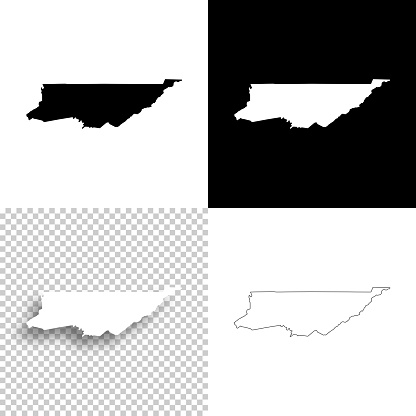 テネシー州サリバン郡設計用のマップ空白白黒の背景 からっぽのベクターアート素材や画像を多数ご用意 からっぽ, アイコン, アメリカ