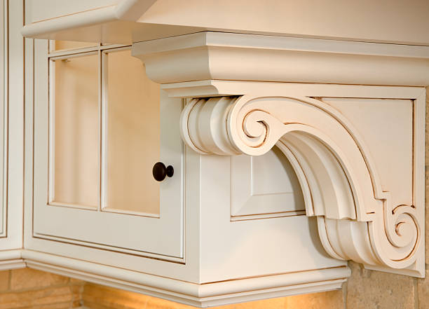 Cabinetry Detail. stock photo