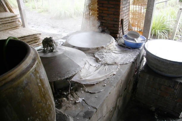 istock Making of rice noodles 172921129