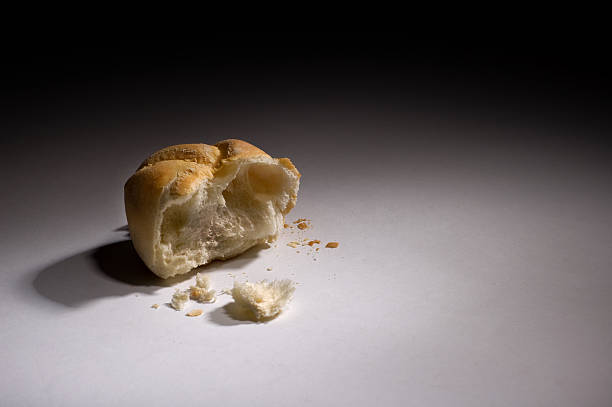 istock Broken Loaf of Bread with Crumbs 172921590