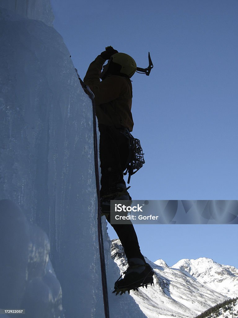 Escalada sobre hielo - Foto de stock de Actividad libre de derechos
