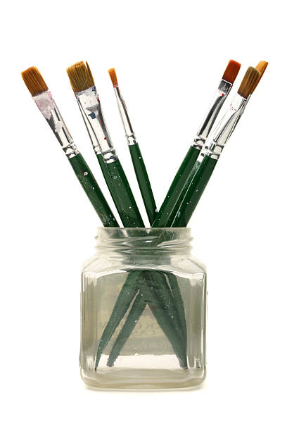 Artist's Brushes stock photo