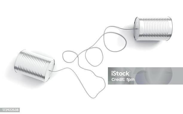 Communication Iii Stock Photo - Download Image Now - Tin Can Phone, Can, String