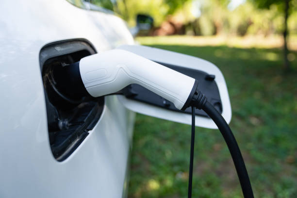 istock Close up of electric car inlet 1729227676