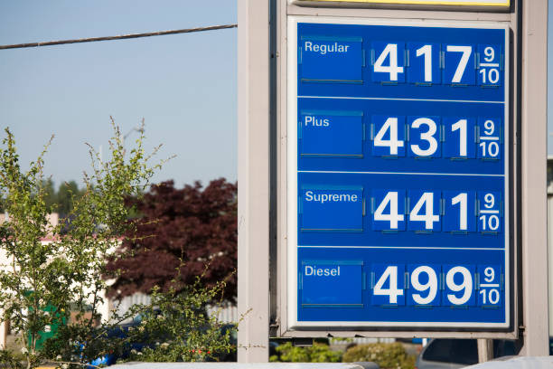 istock High Gas Prices Diesel at $5.00 a gallon 172922826