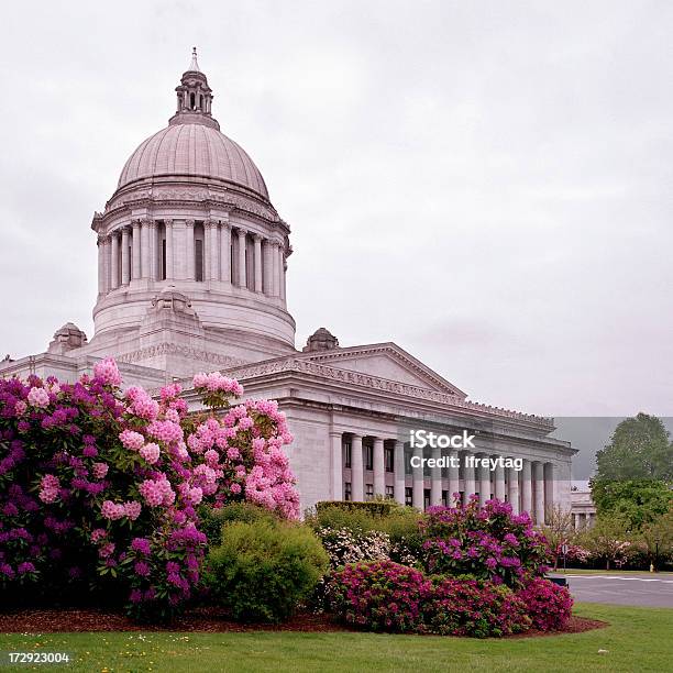 花壇ワシントン州議会議事堂 - ワシントン州のストックフォトや画像を多数ご用意 - ワシントン州, ワシントン州 オリンピア, 建築 柱頭