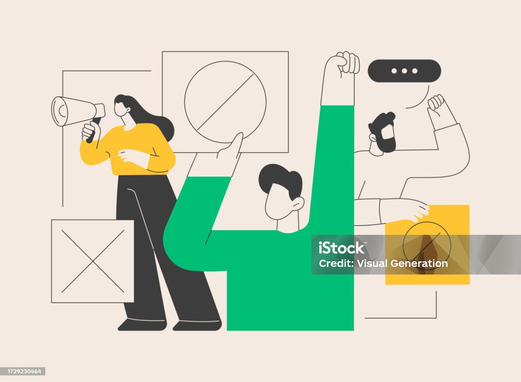 Backlash Public Backlash Abstract Concept Vector Illustration Stock Illustration ...