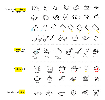 Vector elements on a white background. Ready for your design. EPS10.
