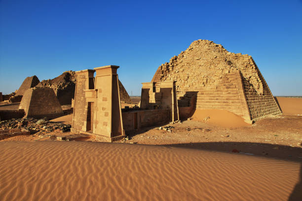 istock The ancient pyramids of Meroe in Sahara desert, Sudan 1729236621
