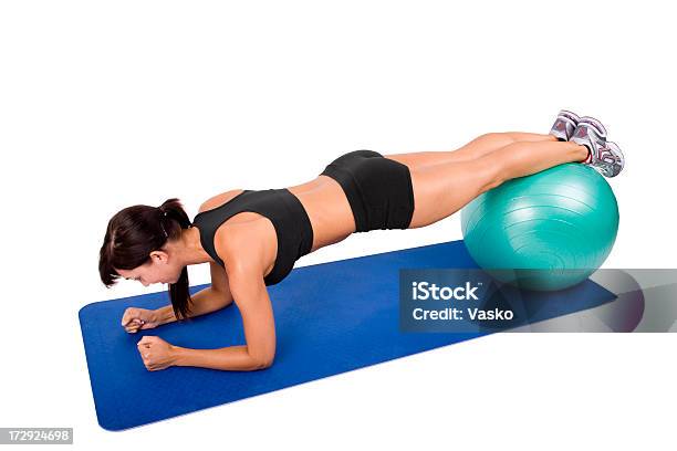 Core Fitness Training Stock Photo - Download Image Now - One Woman Only, Women, 20-24 Years