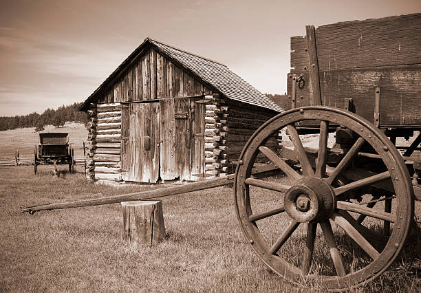 istock Abandoned Old Homestead in Sepia Tone 172924741
