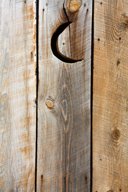 istock Moon Shape in Outhouse Door 172924966
