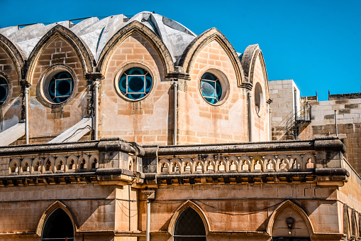 Windows Of Church of Balluta In St. Julian's, Malta