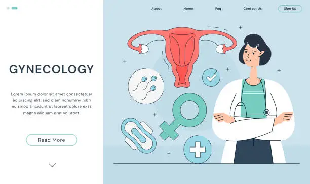 Vector illustration of Gynecology Illustration