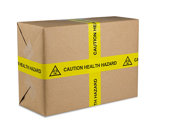 istock Dangerous parcel, caution health hazard, watch out!! 172925464