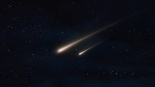 istock Bright bolides in the atmosphere. 1729256286