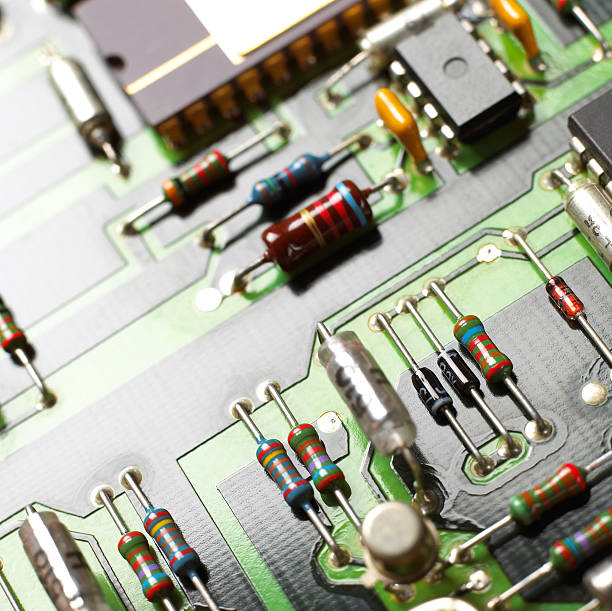 istock Close up photo of a circuit board 172926272
