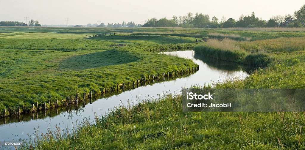 Dutch paysage de - Photo de Canal - Eau vive libre de droits