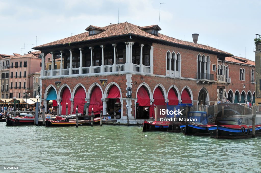 Mercado de pescado de venecia - Foto de stock de Venecia - Italia libre de derechos