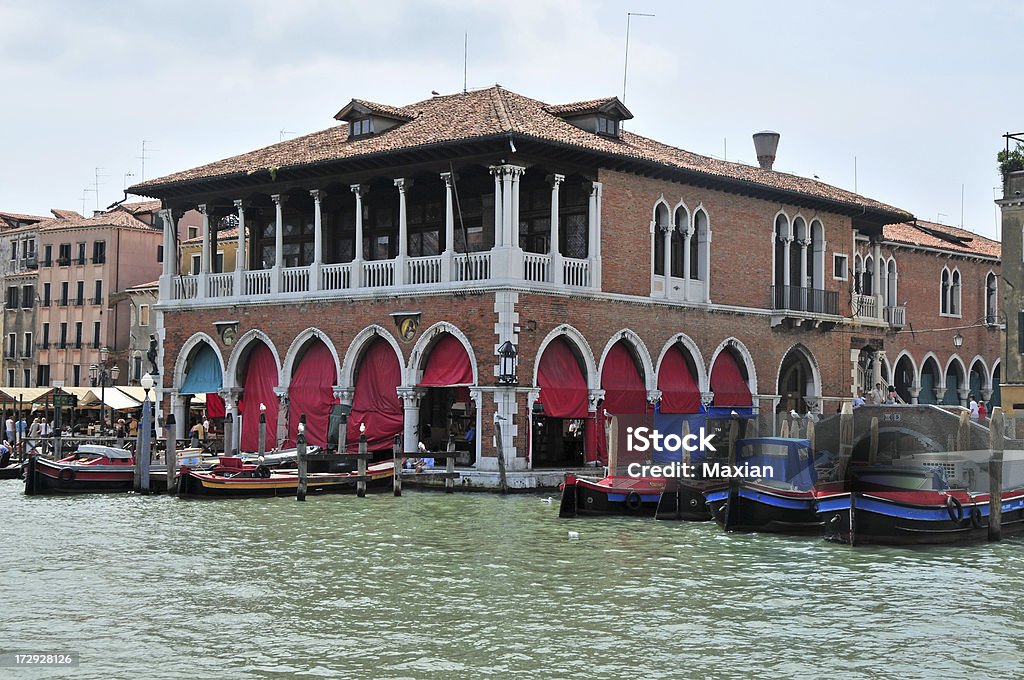 Veneza mercado de peixes - Foto de stock de Veneza - Itália royalty-free