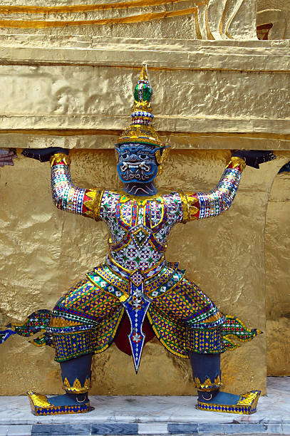 Tradicional Tailândia Estátua - fotografia de stock