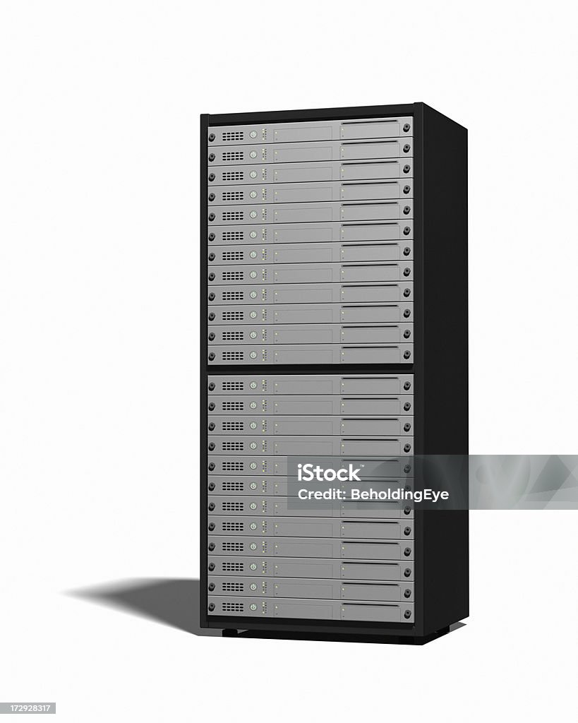 Server Rack-XL - Lizenzfrei Netzwerkserver Stock-Foto