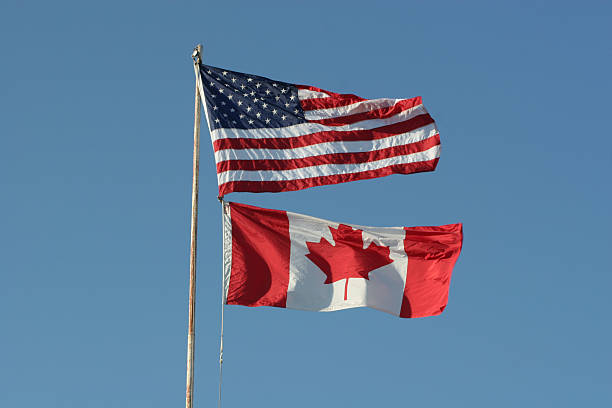 istock United States and Canadian Flags 172928519