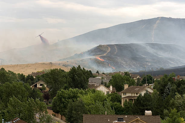 istock Slurry bomber over wildfire, Denver, Colorado 172928533