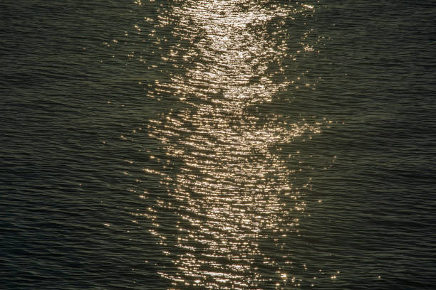 istock Sunset reflection sparkles on tiny ripples of sea water wave 1729288449