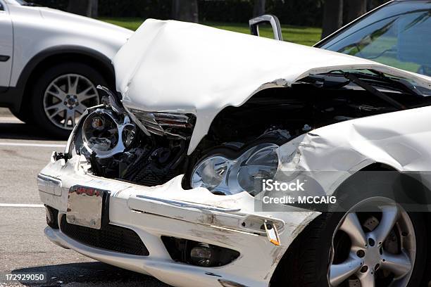 Car Crash Stock Photo - Download Image Now - Breaking, Broken, Bumper