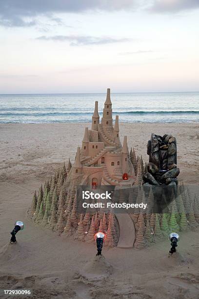 Sandcastle Exposes Stock Photo - Download Image Now - Adriatic Sea, Beach, Bonding