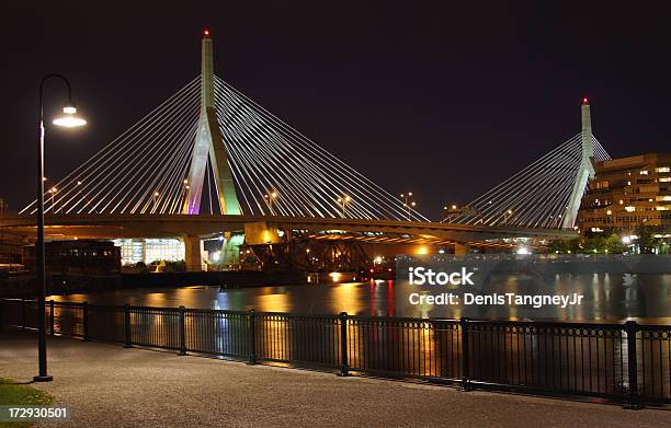 Zakim Bridge Stockfoto und mehr Bilder von Architektur - Architektur, Blickwinkel der Aufnahme, Boston