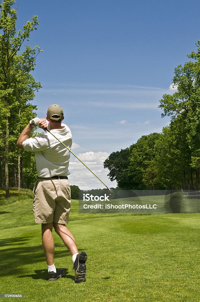 Athletic golfista - Foto de stock de 30-34 años libre de derechos