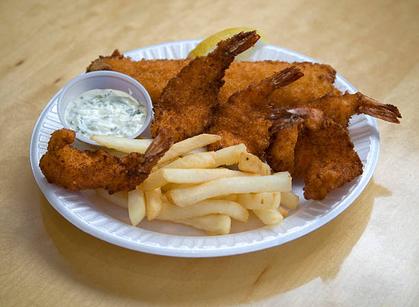 istock Fish and Chips, Fried Cod Seafood & French Fries Fast Food 172930671