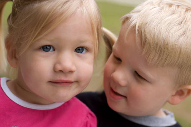 istock Boy/girl twins 172931158