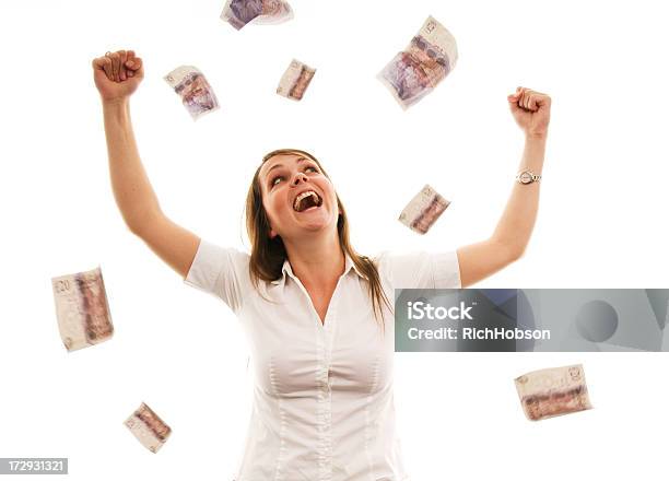 Winner Stock Photo - Download Image Now - 20-29 Years, Adults Only, British Pound Note