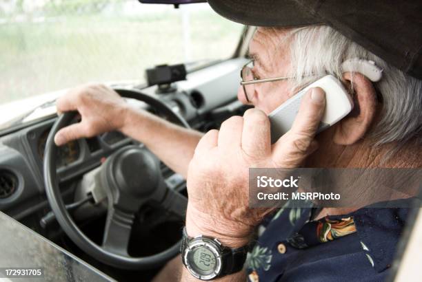 Cell Phone And Driving Stock Photo - Download Image Now - Car, Car Interior, Communication