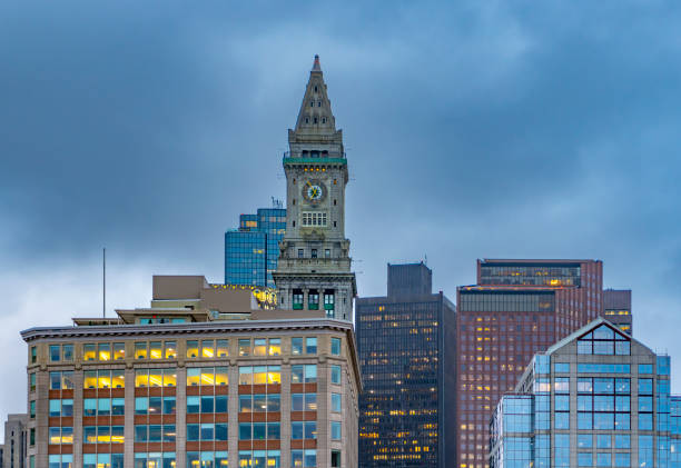 istock Custom House Tower in the Financial District in Boston 1729318651