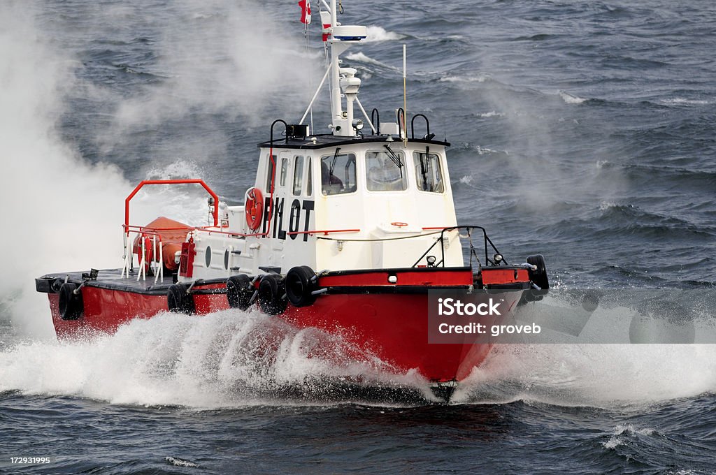 Ocean piloto de barco. - Foto de stock de Pilotar royalty-free