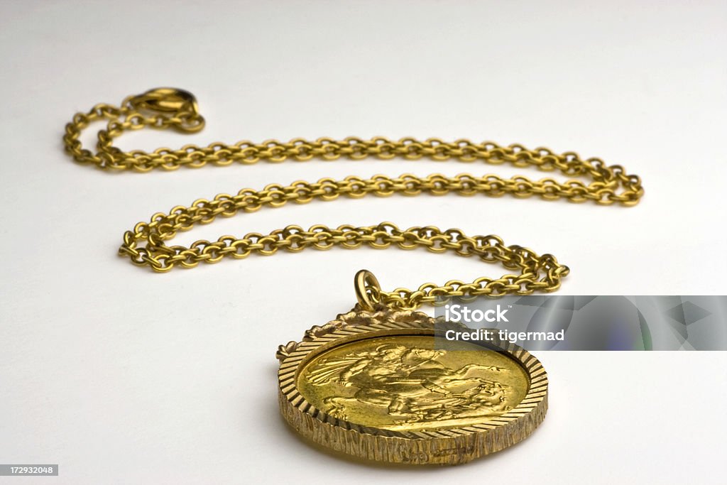 Gold Hälfte souverän - Lizenzfrei 1914 Stock-Foto