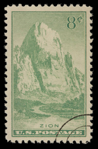 istock Zion National Park US postage stamp 172932051