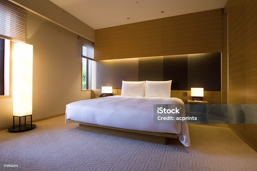 Habitación de Hotel de lujo - Foto de stock de Almohada libre de derechos