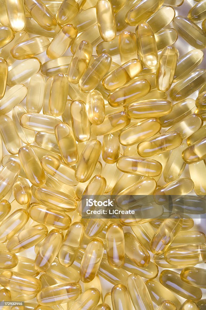 Pila di capsule di gelatina - Foto stock royalty-free di Assuefazione