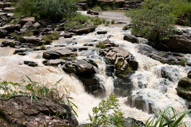 cataratas gurara - nigeria abuja africa rock imagens e fotografias de stock